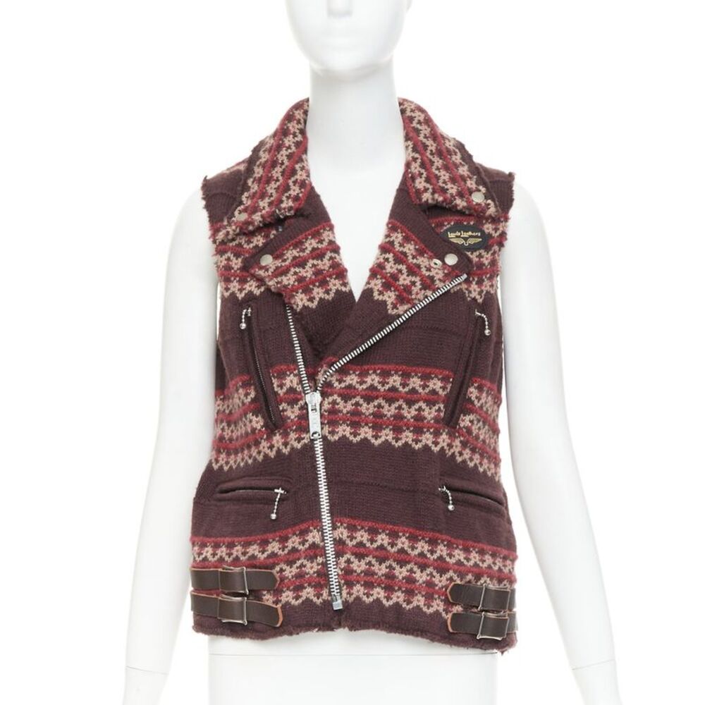 Junya Watanabe Man Knit Biker Vest